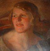 HURRY Leslie 1909-1978,Doris by Candle Light',1928,Hansons GB 2007-05-03