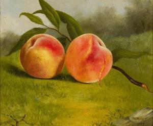 HURST Mary E 1800-1800,Peaches in Nature,1887,Sotheby's GB 2018-01-23