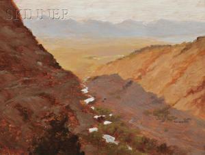 HURTT Arthur Russell 1861-1938,Emigration Canyon & Salt Lake,Skinner US 2010-09-24