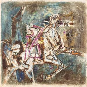 HUSAIN Maqbool Fida 1915-2011,Untitled (Horse),Christie's GB 2018-11-24