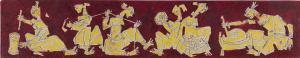HUSAIN Maqbool Fida 1915-2011,VILLAGERS,Sotheby's GB 2016-10-18