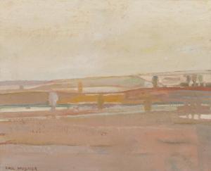 HUSNER Paul 1942,Landscape II,1978,Larasati ID 2016-04-23