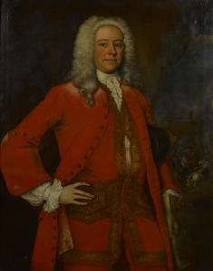 HUSSEY Philip 1713-1782,A portrait of an officer,1738,Bonhams GB 2015-12-14