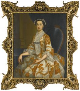 HUSSEY Philip 1713-1782,PORTRAIT OF LADY ANNE CHICHESTER, COUNTESS OF BARR,1753,Sotheby's 2013-09-24