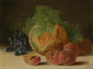 HUSTON William 1832-1920,Still Life with Fruit,1877,William Doyle US 2022-09-28