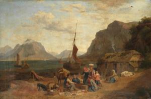 HUTCHINS ROGERS Philip 1794-1853,Scene on the Isle of Skye,1846,Bonhams GB 2021-11-10