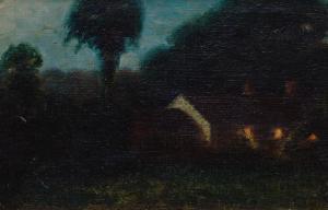 HUTCHINS Will 1878-1945,Cabin at Dusk,Shannon's US 2019-05-02