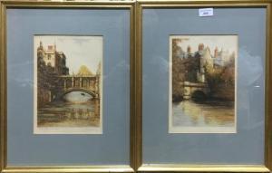 HUTCHINSON M.S,Cambridge views,Rowley Fine Art Auctioneers GB 2018-11-03