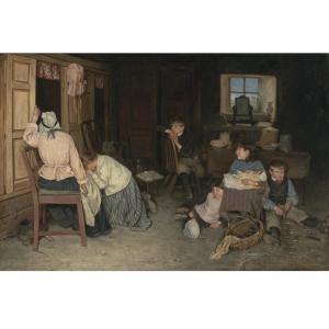 HUTCHINSON Roebrt Gemmel 1800-1800,PRAYING FOR FATHER,1884,Sotheby's GB 2007-01-27