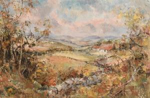 HUTCHISON May 1900-1900,Landscape with Cottage,Morgan O'Driscoll IE 2018-07-02