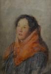 HUTCHISON Robert Gemmell,Portrait of a Lady with Red Scarf,Shapes Auctioneers & Valuers 2016-11-05