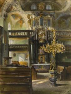 HUTH Franz 1876-1970,Ordenskirche in Bayreuth,Wendl DE 2023-10-25
