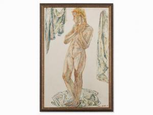 HUTHER Julius 1881-1954,Standing Nude Woman,1936,Auctionata DE 2016-09-19
