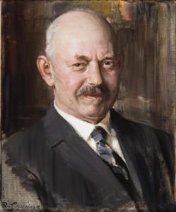 HUTHSTEINER Rudolf 1855-1935,Portrait eines soignierten Herren,Zeller DE 2020-09-10