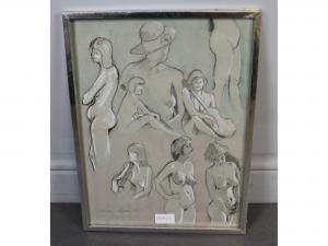 Hutton Peter 1925,Female Nude Studies,Penrith Farmers & Kidd's plc GB 2017-08-09