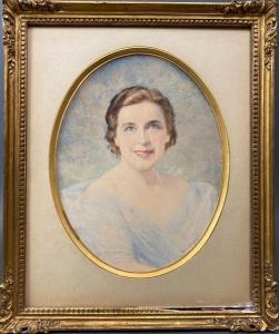 HUVEY Louis 1868-1954,Portrait de femme,Eric Caudron FR 2022-12-20