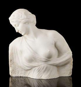 HUYGELEN Frans 1878-1940,Buste de jeune femme,Horta BE 2021-09-06