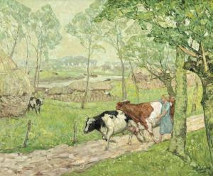 HUYS Modest 1874-1932,Spring grey,De Vuyst BE 2024-03-02