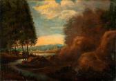 HUYSMANN Cornelius 1656-1735,Paysage de campagne,Cornette de Saint Cyr FR 2020-10-12