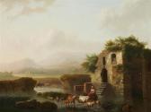 HUYSMANS P.J 1797,Landscape with Ruins and Cattle,Lempertz DE 2018-03-14