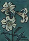 HWANG Yeom Soo 1917-2008,Lilies,Seoul Auction KR 2023-06-21