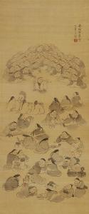 HYAKUNEN suzuki 1825-1891,depicting the One Hundred Okame,Lempertz DE 2017-12-08