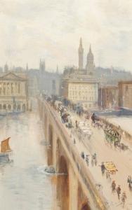 HYDE POWNALL George 1876-1932,London Bridge,Christie's GB 2013-11-14