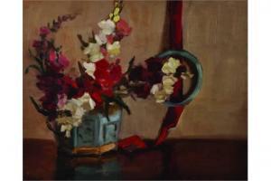 HYLTON,Still Life with Flowers in a China Vase,John Nicholson GB 2015-05-01