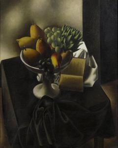HYNCKES Raoul 1893-1973,Compotier - Still life with fruit bowl,1932,Christie's GB 2000-06-08