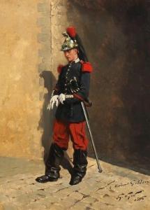 HYON Georges Louis 1855-1901,A French soldier,1896,Bruun Rasmussen DK 2020-01-06