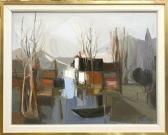 HYSON Jean,Canal Scene,Clars Auction Gallery US 2010-01-10