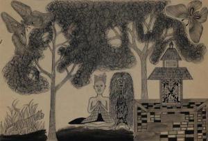 I GOESTI L GERIA,A Mythological Scene,Borobudur ID 2010-05-15
