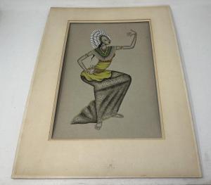 I KETUT Rudin 1918-2002,dancing Balinese figures,1955,Charterhouse GB 2024-04-05