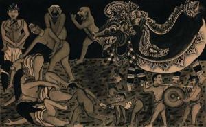 I MADE SOEKARJA,An Erotic Scene with Barong Figures and Gong Playe,1937,Borobudur 2010-05-15