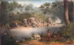 I'ONS Frederick Timpson 1802-1887,Chiefs in Council at the Kariega River,1885,Strauss Co. 2018-03-05