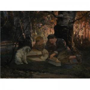 IACOBY Valéri Ivanovitch 1834-1909,children playing,Sotheby's GB 2005-04-21