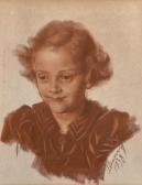 IACOVLEFF Alexander Evgenevich 1887-1938,Portrait d'enfant,1938,Lucien FR 2016-11-27