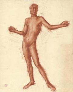 IACOVLEFF Alexander Evgenevich 1887-1938,Study of a male nude,Christie's GB 2009-06-09