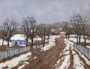 Ialomiteanu Dan 1899-1979,End of Winter,Artmark RO 2023-11-15