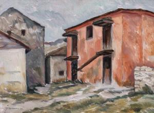 Ialomiteanu Dan 1899-1979,Houses in Balchik,1932,Artmark RO 2023-10-18
