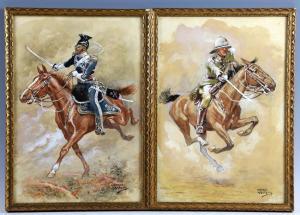 IBBETSON Ernest,21st Lancers, Omdurman 1898 & 17th Lancers Balacla,Ewbank Auctions 2018-08-23