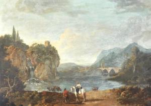 IBBETSON Julius Caesar 1759-1817,A mountainous river landscape,John Nicholson GB 2014-02-05