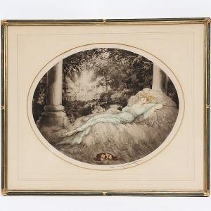 ICART Louis 1888-1950,Sleeping Beauty,Ripley Auctions US 2015-03-07