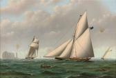 IDDES H.L 1900-1900,A racing cutter and racing schooners off the Needles,Christie's GB 2008-11-25