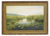 IGNAT'EV Mikhail Ivanovich 1870-1934,A pond with water lilies,Stockholms Auktionsverket 2008-03-13