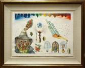 IGOR TULPANOV 1939,Surreal Composition,1979,Clars Auction Gallery US 2009-02-07