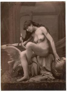 IGOUT Louis Jean Baptiste 1837-1881,Nu féminin : Léda et le Cygne,1875,Artprecium FR 2020-03-18