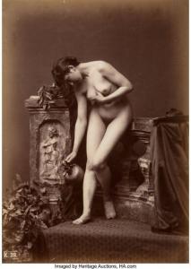 IGOUT Louis Jean Baptiste 1837-1881,Nude Study with Water Jug,1870,Heritage US 2021-04-12