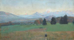 IHLY Jean Daniel 1854-1910,Vandoeuvres, Switzerland,1893,Palais Dorotheum AT 2022-12-12