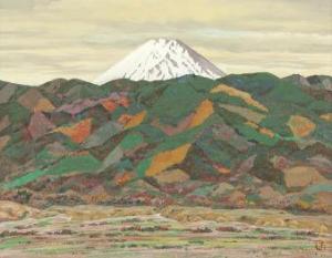 IKEDA Yoson 1895-1988,Mt.Fuji at Koshu,Mainichi Auction JP 2023-09-07
